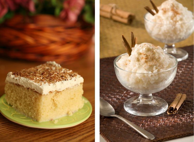 tres leches - arroz con leche